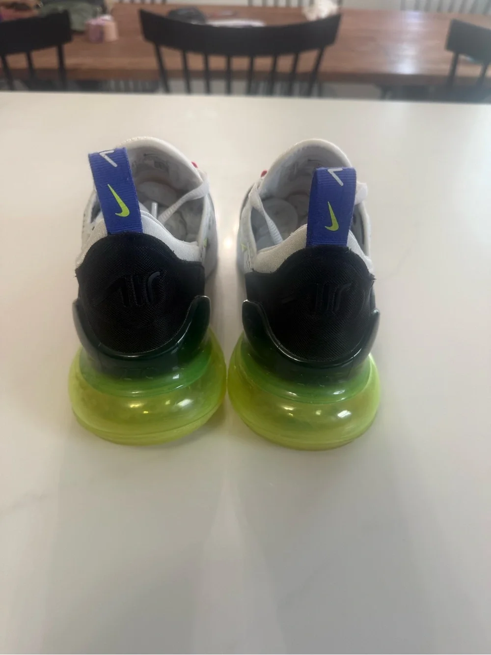 Nike Air Max 270 - White Volt Siren Red